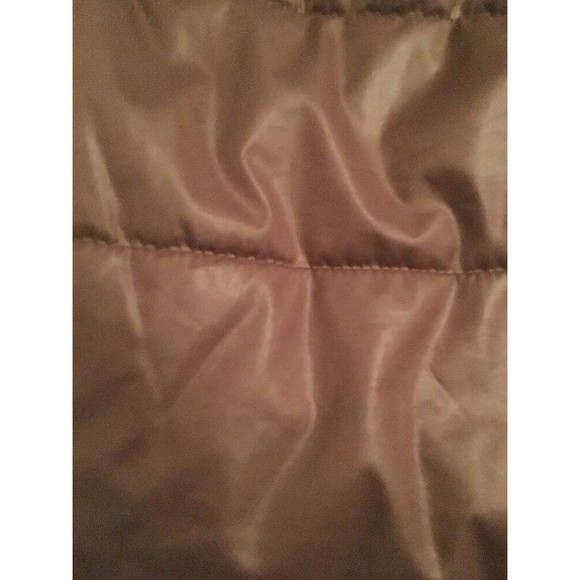 Aeropostale Girls Brown Full Zip Puffer Vest Jacket Hooded Size 6/6X - Picture 10 of 11